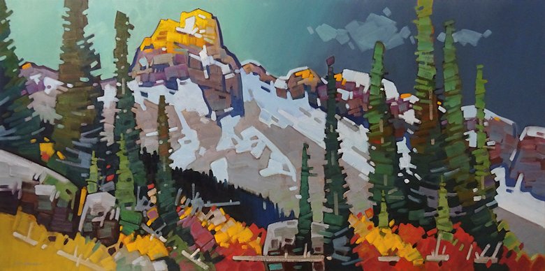 Image of art work “Yoho Stormlight - Cathedral Mountain”