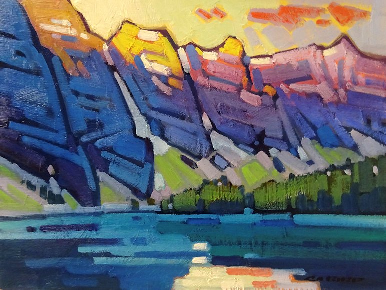 Image of art work “Morning Glow Moraine”