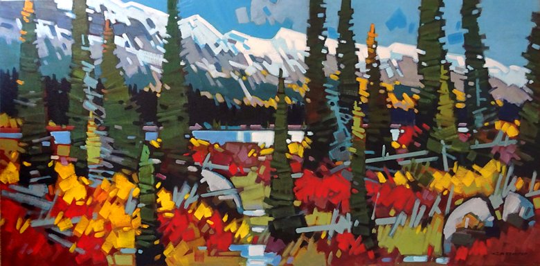 Image of art work “Moose Lake, Robson Valley”