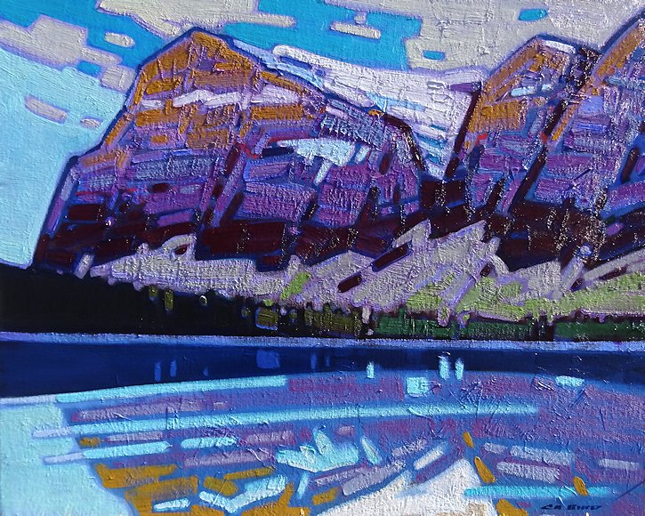 Image of art work “Bow Lake Reflections”