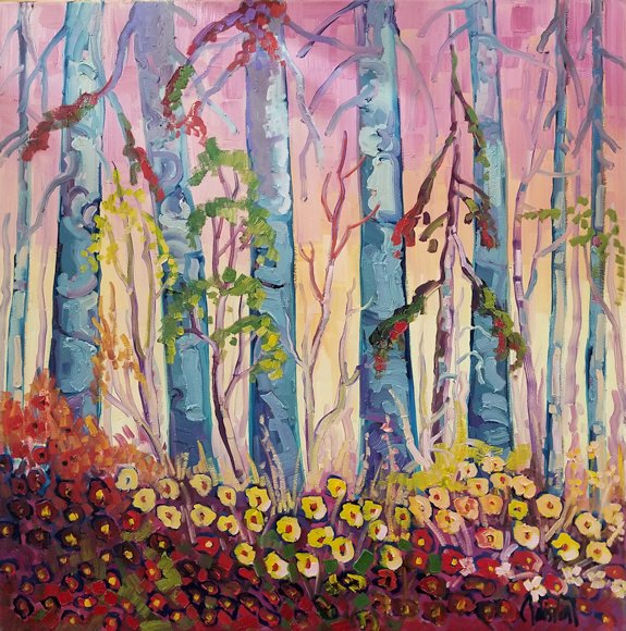 Image of art work “Fleurs en Foret”