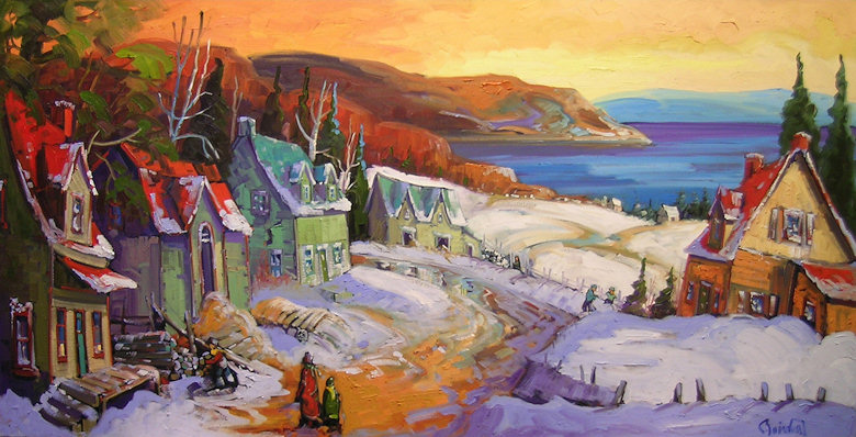 Image of art work “Horizon Lointain Charlevoix”