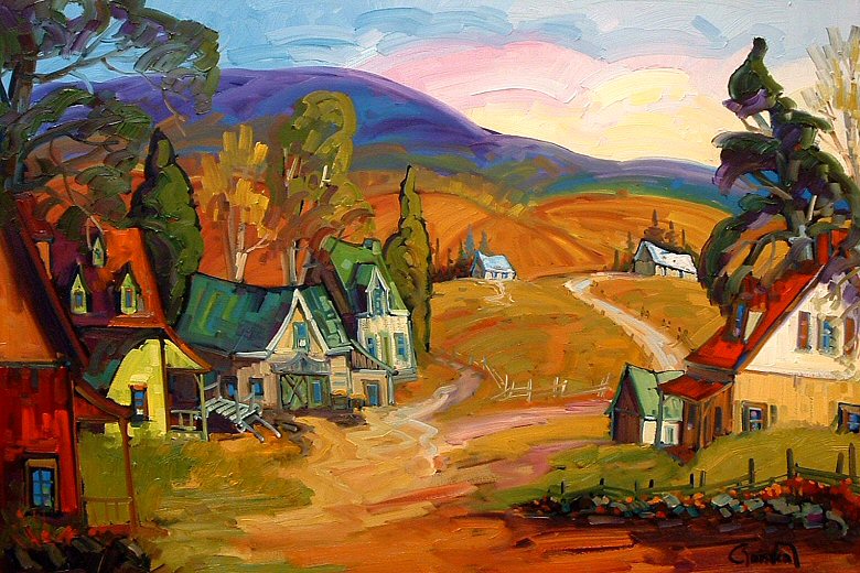 Image of art work “Une Ferme du Quebec”