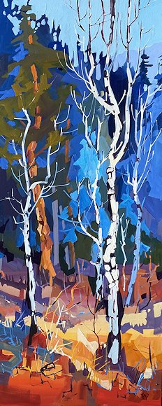 Image of art work &ldquo;Aspen Blues&rdquo;