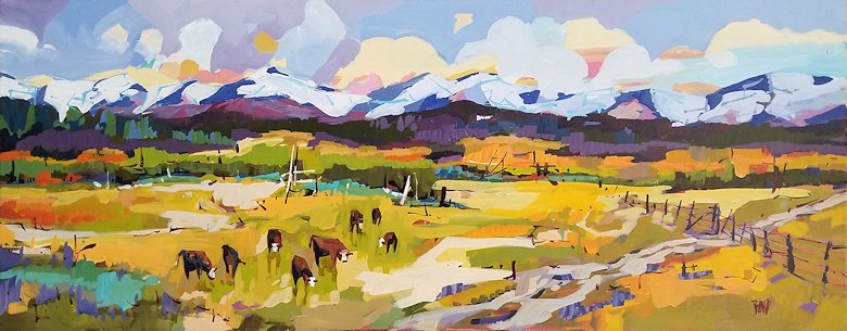 Image of art work “Foothills Pasture”