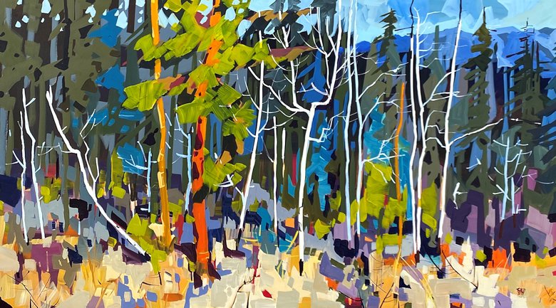 Image of art work “Kalamalka Aspens”