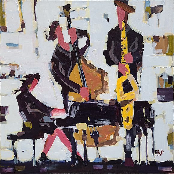 Image of art work “The Blues Players”