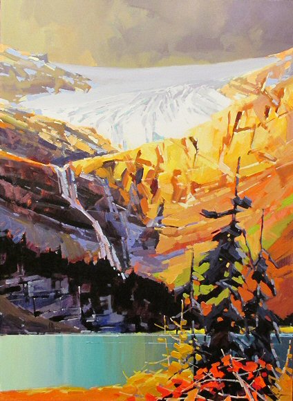 Image of art work “Bright Bow Glacier”