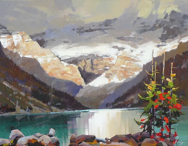 Image of art work “Fall at Lake Louise”