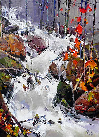 Image of art work “Fall and Rock”