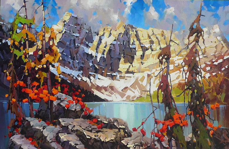 Image of art work “October Rawson Lake”