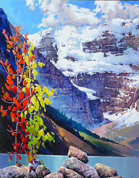 Image of art work “September Along Lake Louise”