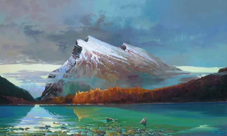 Image of art work “Mount Rundle”