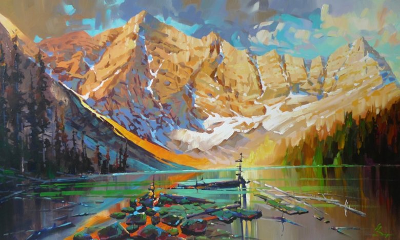 Image of art work “Rawson Lake”