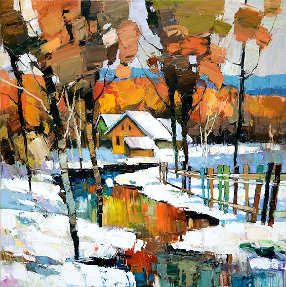 Image of art work “Celebrating the First Snow”