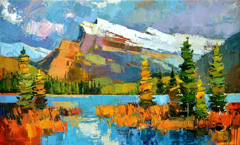 Image of art work “Mount Rundle in Early September”