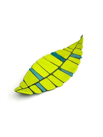 Image of art work &ldquo;Green Leaf 2 Platter&rdquo;