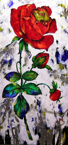 Image of art work “A Rose and an Eglantine”
