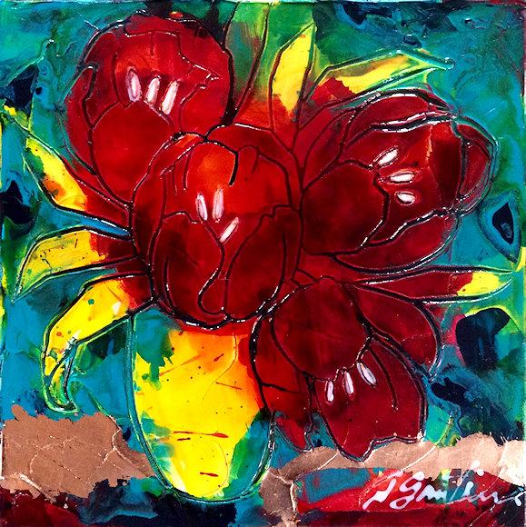 Image of art work “Ocean of Tulips”