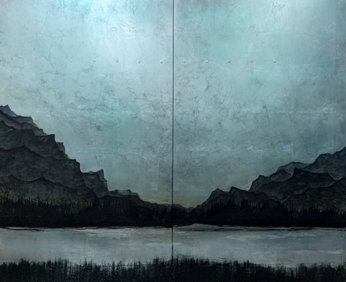 Image of art work “River Wide (Diptych)”