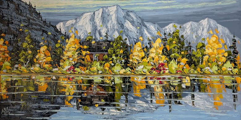 Image of art work “Hidden in the Trees”