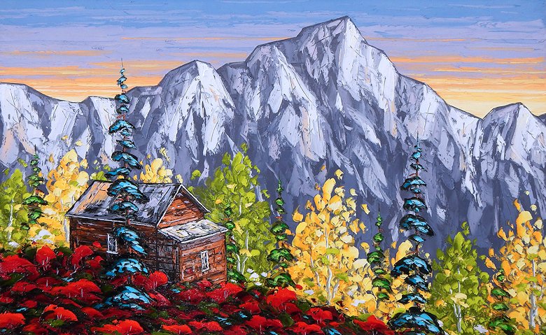 Image of art work “Majestic Mountain View”