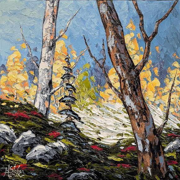Image of art work “Opening to Light”