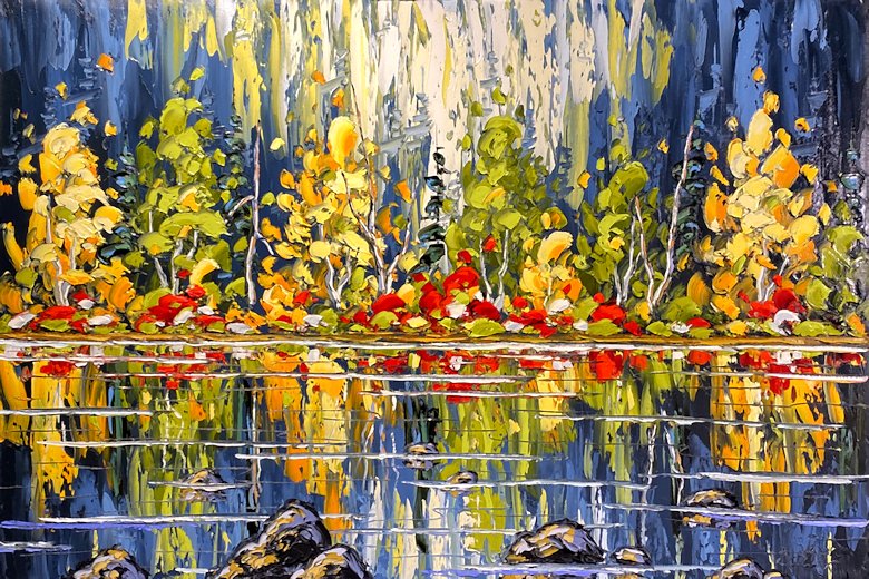 Image of art work &ldquo;Reflection on the Lake&rdquo;
