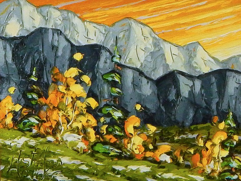 Image of art work “Rockies Inspired, Mountain Shade”
