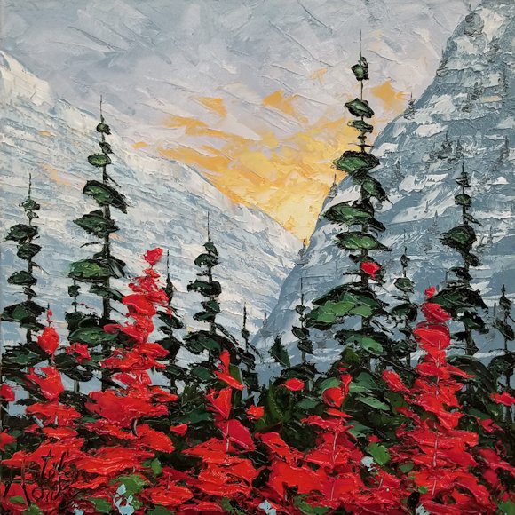 Image of art work “Spectacular Mountains”