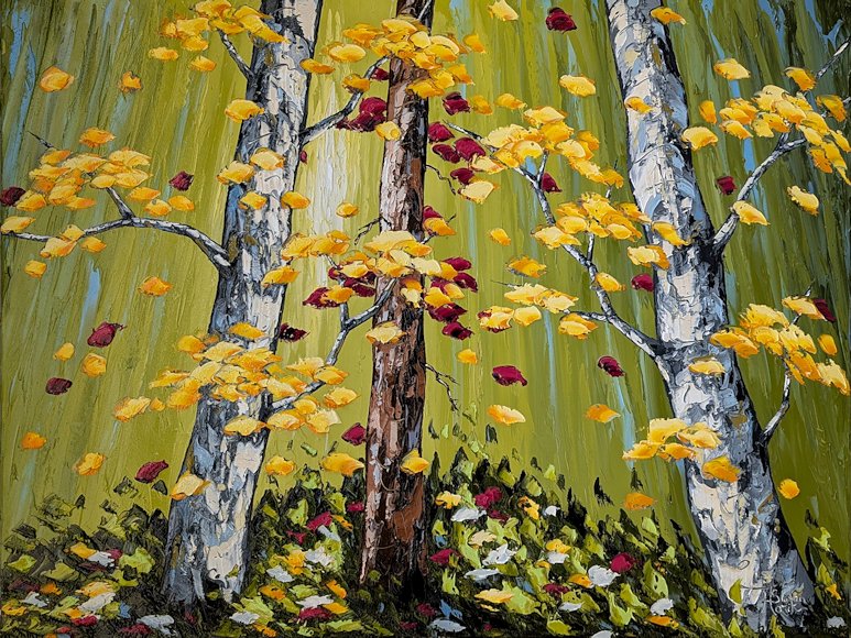 Image of art work “Warm Yellows in the Fall”