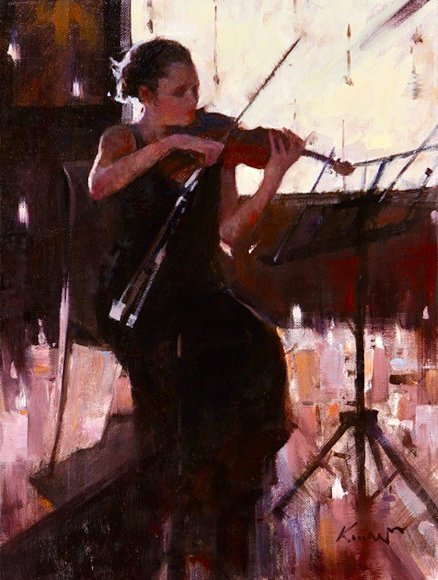 Image of art work “Lady with the Violin”