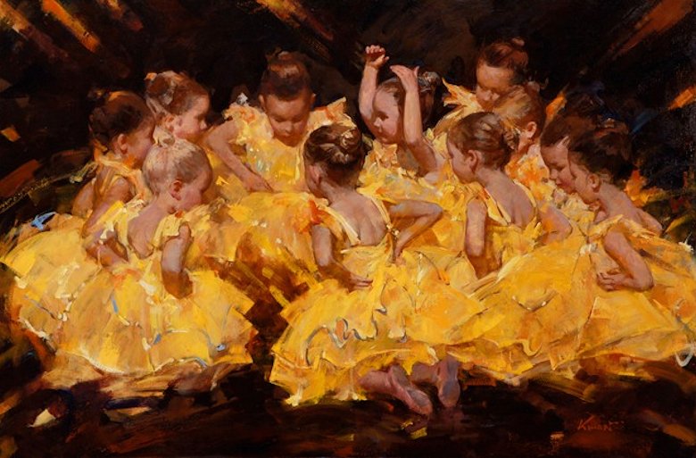 Image of art work “Little Ballerinas”