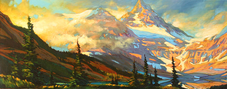 Image of art work “Assiniboine Sunrise”