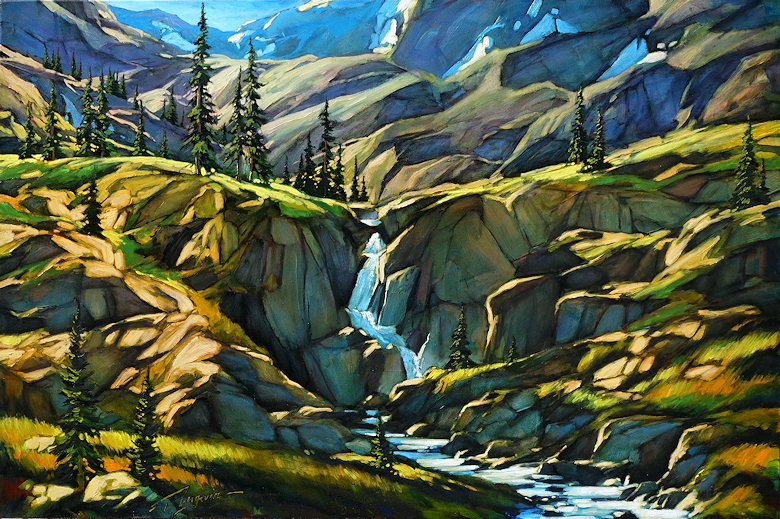 Image of art work “Back to the Falls”