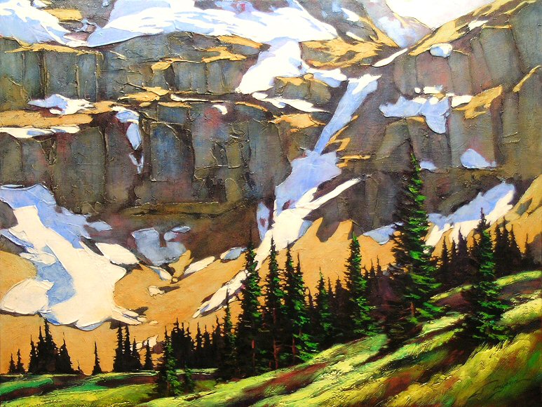 Image of art work “Below Assiniboine”