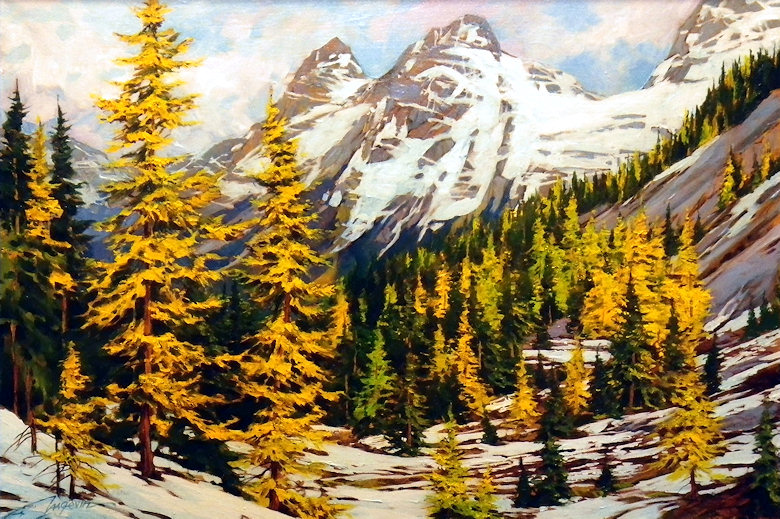 Image of art work “Larches in September”