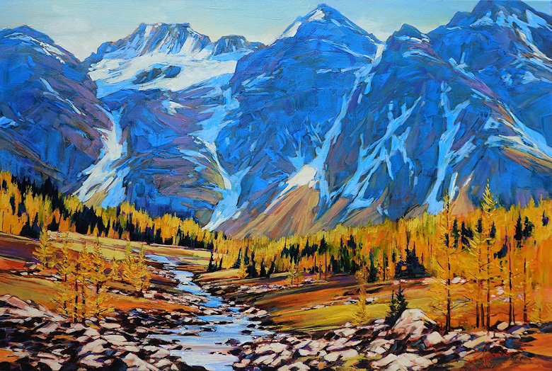 Image of art work “Larch Valley September”