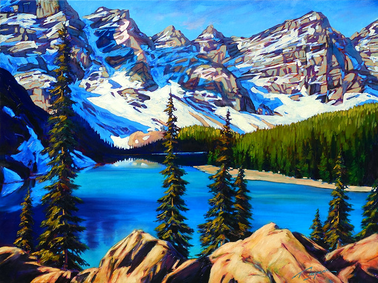 Image of art work “Moraine in May”