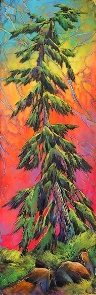 Image of art work “Rainbow Fir”