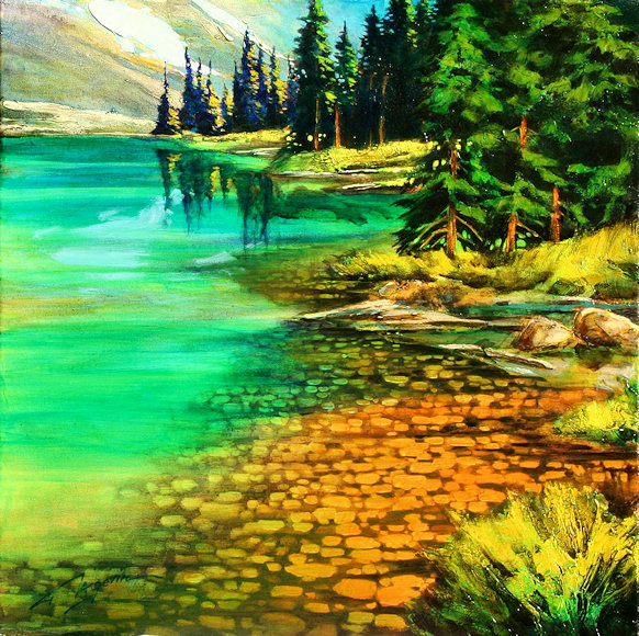 Image of art work “The Water at the End of the Lake”