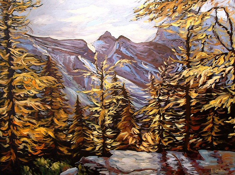 Image of art work “Larches”