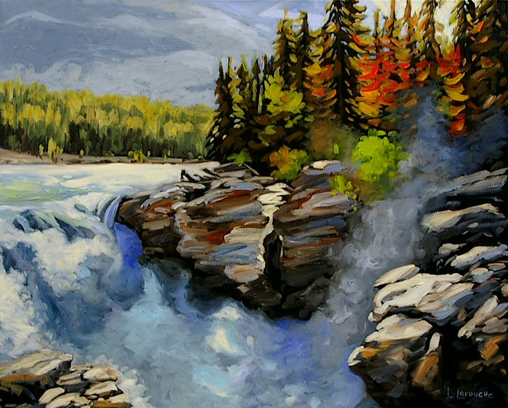 Image of art work &ldquo;Turbulence (Bow Falls)&rdquo;
