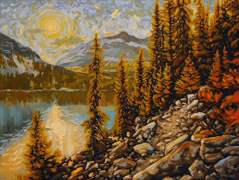 Image of art work “Wink to Van Gogh (Lake O