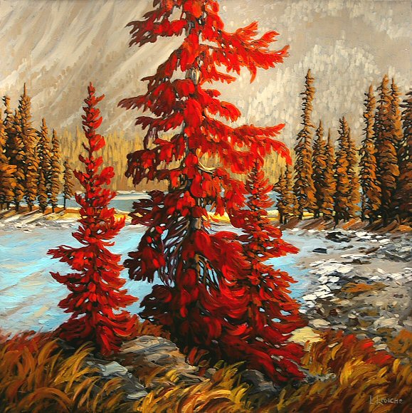 Image of art work &ldquo;Unforgetable Maligne Lake&rdquo;