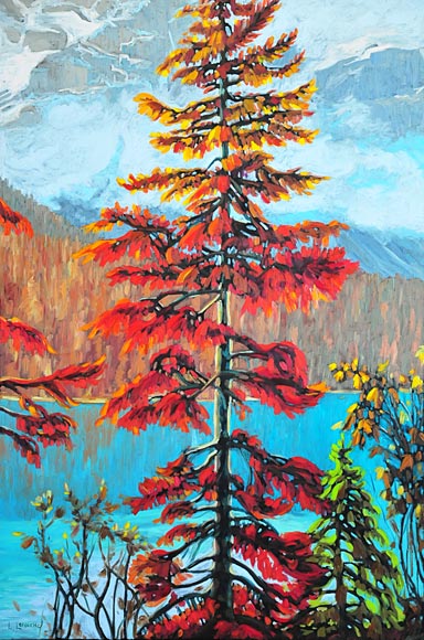 Image of art work “Meeting of Our Higher Self (Emerald Lake)”