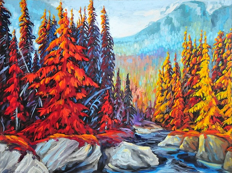 Image of art work “Simpson River, Banff”