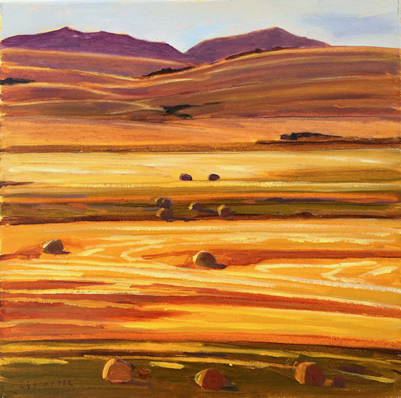 Image of art work “Rockies and Golden Fields”