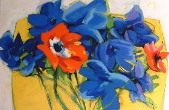 Image of art work “Blue Anemonies (Parbleu!)”