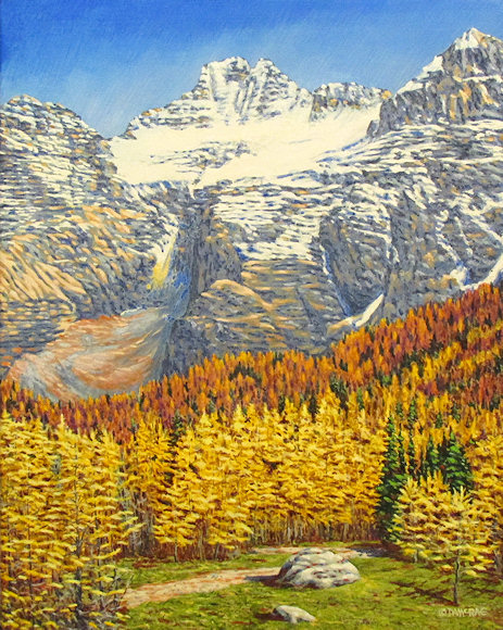 Image of art work “Autumn Gold - Larch Valley”